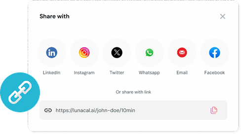 Integrate your booking links across all channels