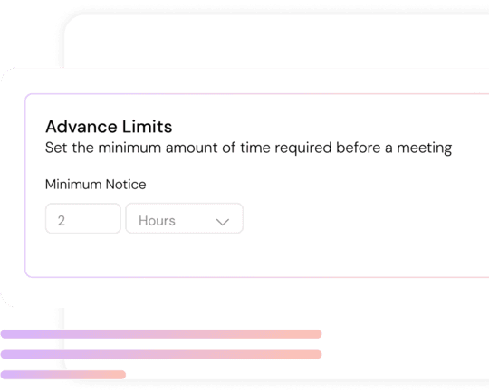 Add Advance Limits