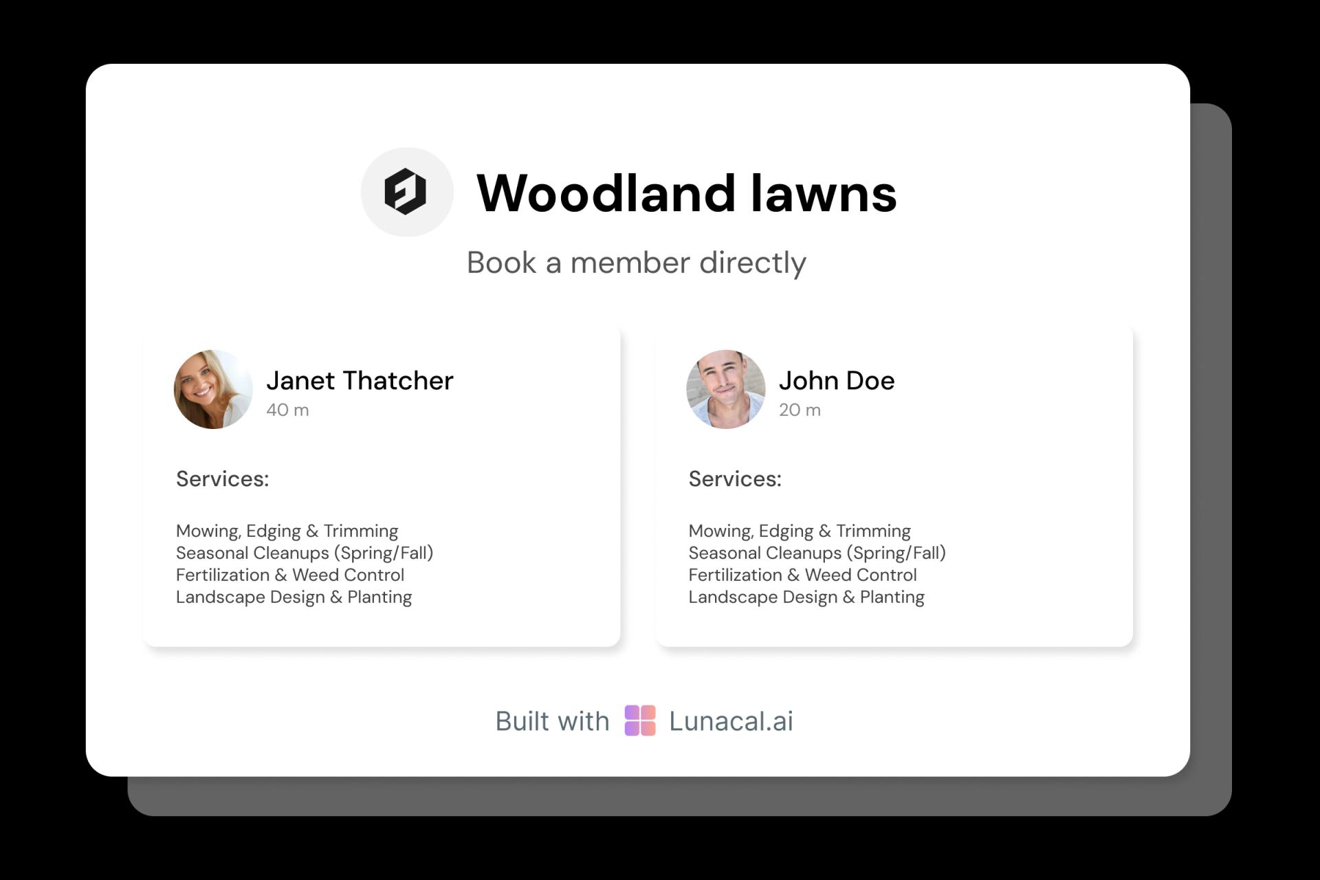 Landscaping Team Profiles