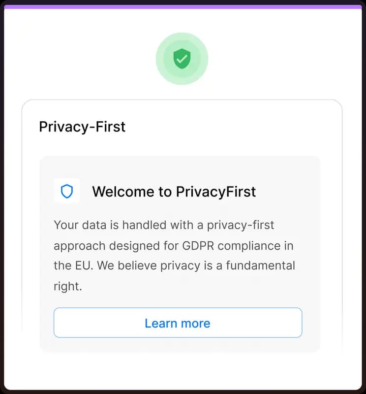 GDPR compliant appointment scheduling with privacy-first data handling