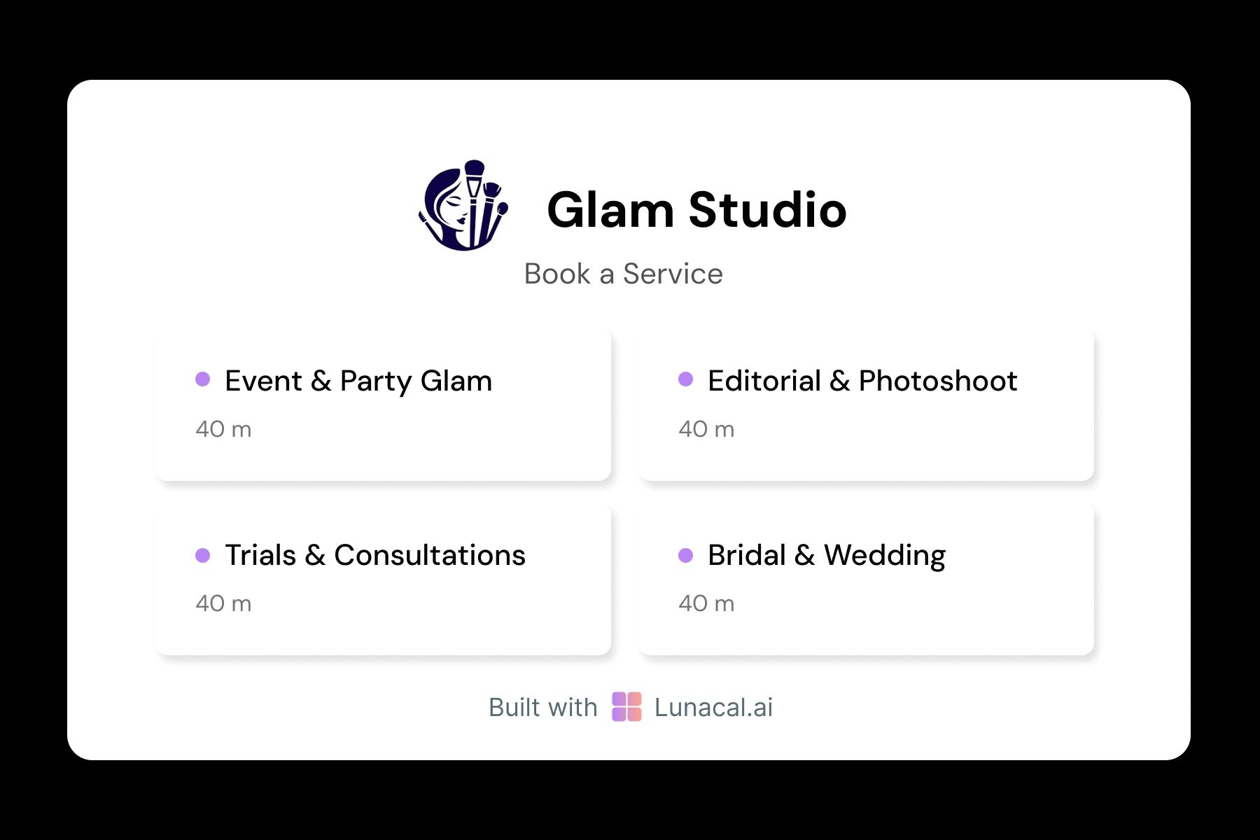 Dance Studio Multiples Services Booking