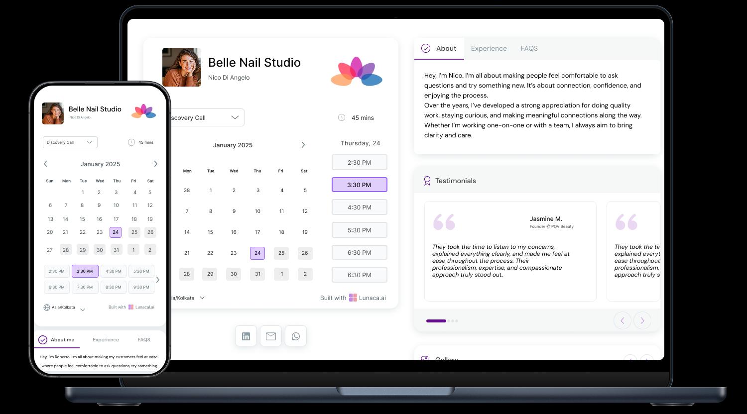 Nail salon Appointment Booking App