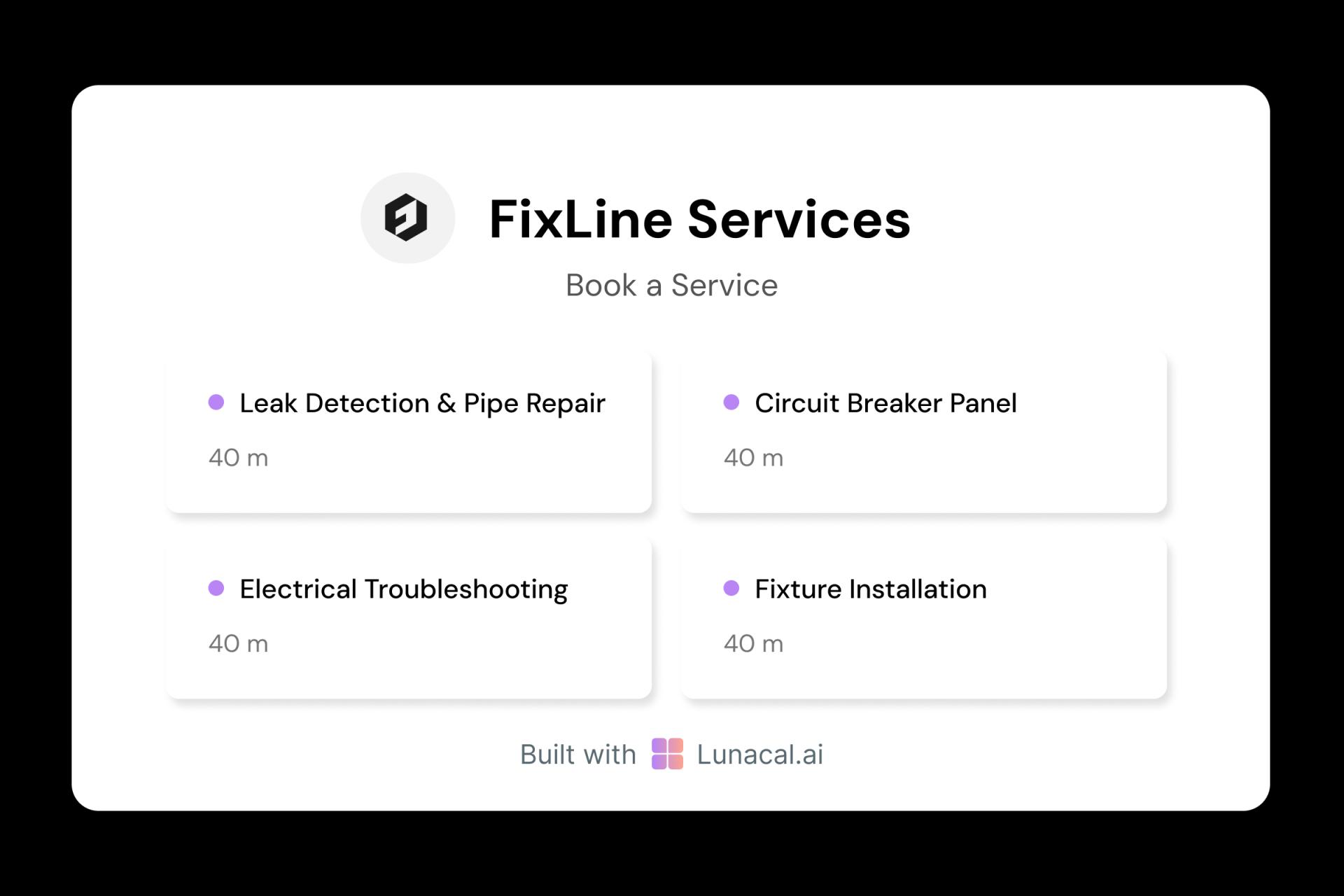 Plumbing Multiples Services Booking