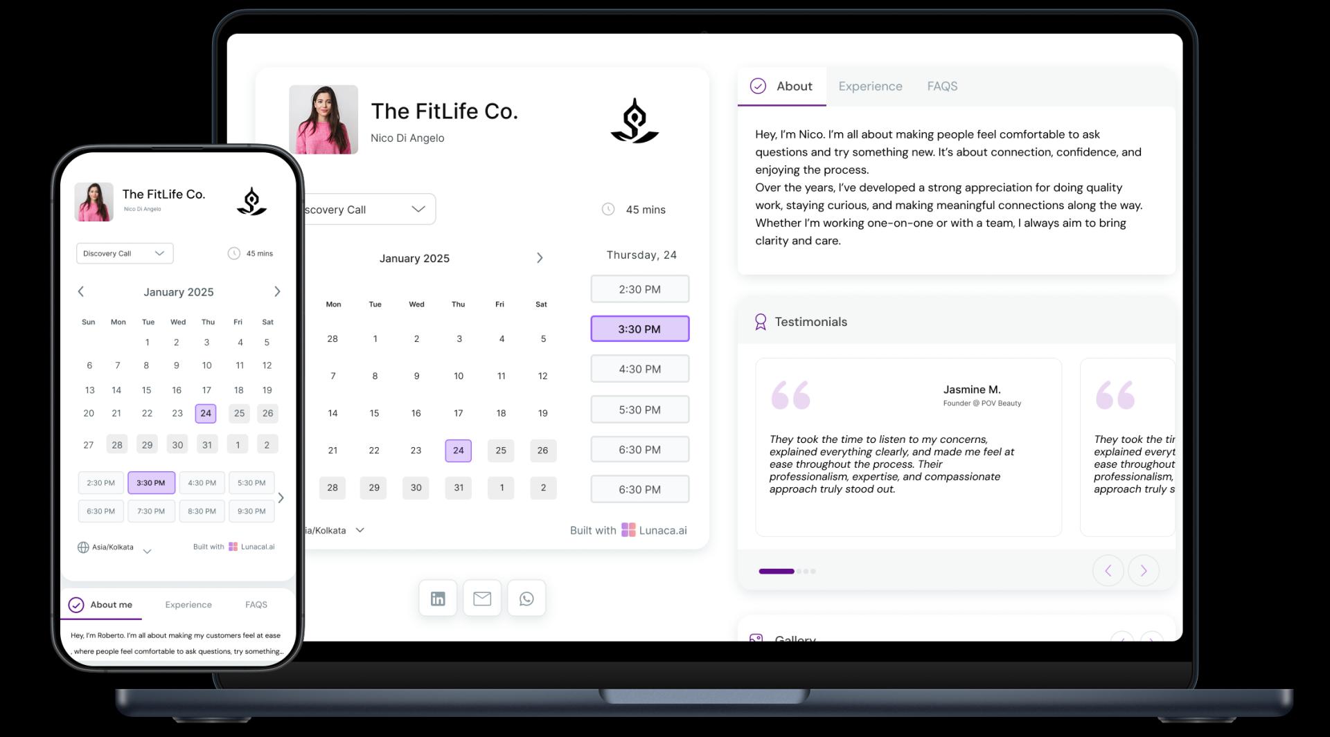 Pilates Appointment Booking App